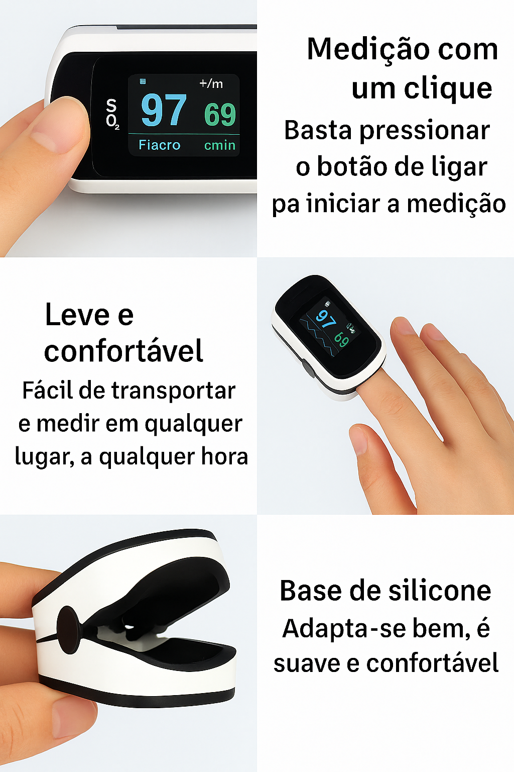 Medidor de Glicose no Sangue Não Invasivo Bayer (5 segundos / 99% de precisão)