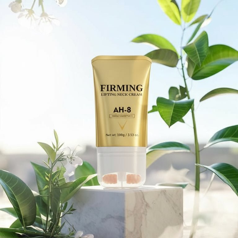Creme com rolo reafirmante para queixo, pescoço e papada ah-8 3 em 1  - FIRMAX™