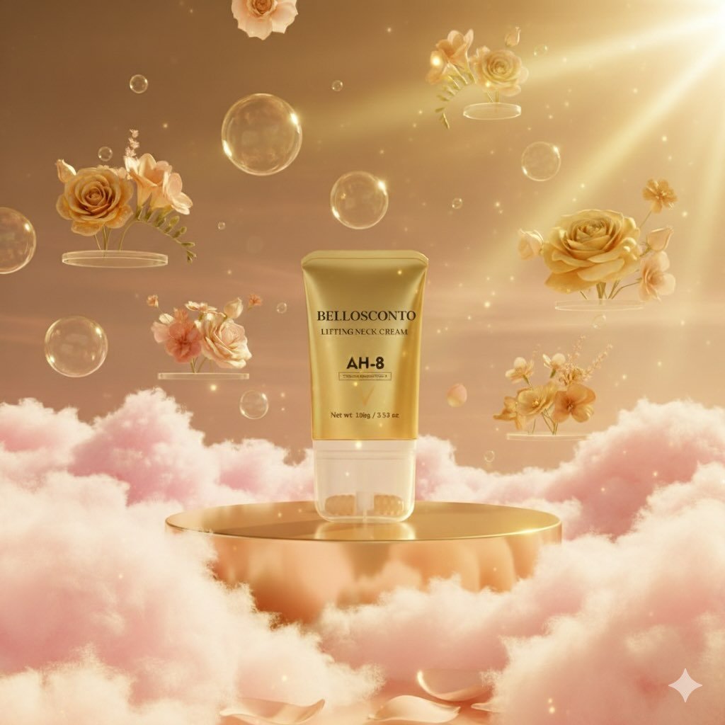 Creme com rolo reafirmante para queixo, pescoço e papada ah-8 3 em 1  - FIRMAX™