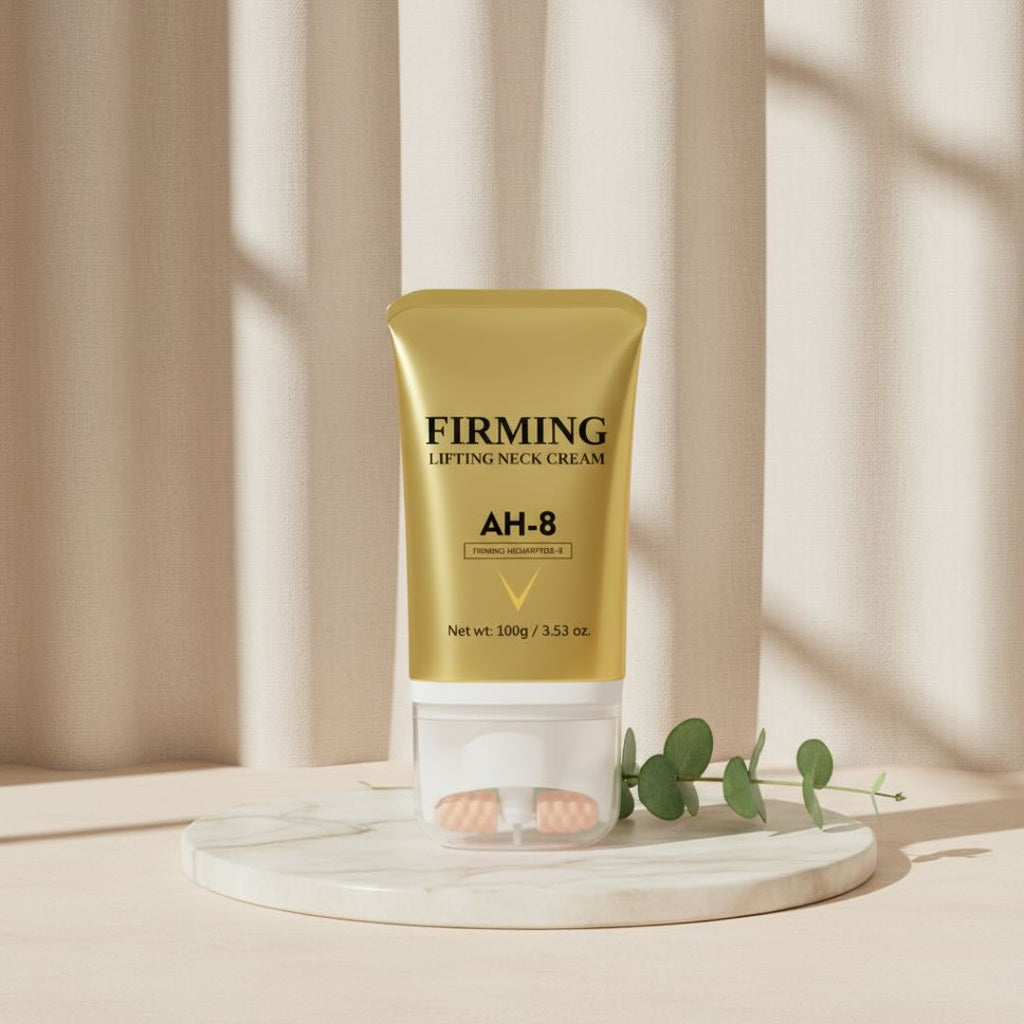 Creme com rolo reafirmante para queixo, pescoço e papada ah-8 3 em 1  - FIRMAX™