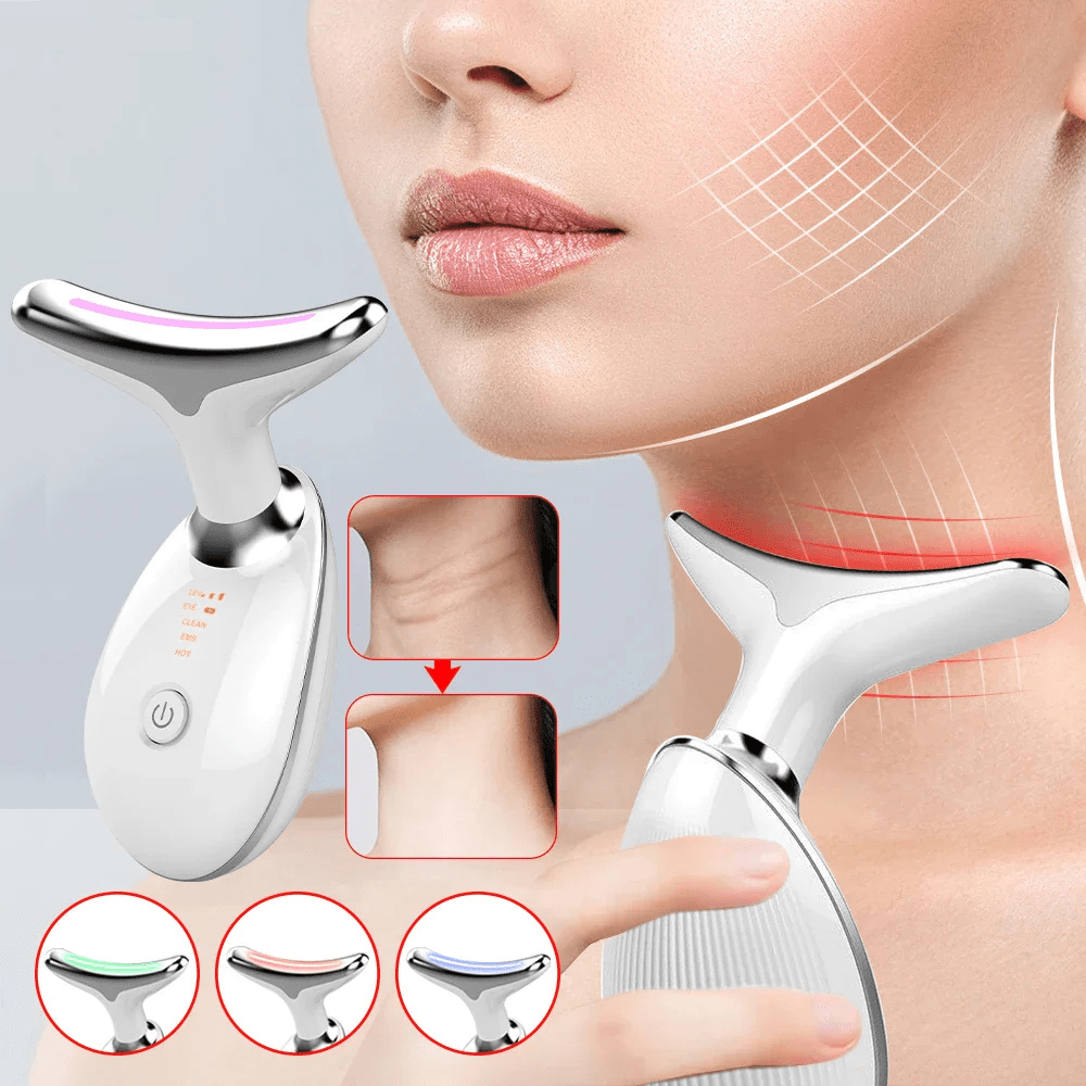 Massageador Facial para rosto e pescoço Efeito Lifting Anti-Rugas - LIFT SKIN™