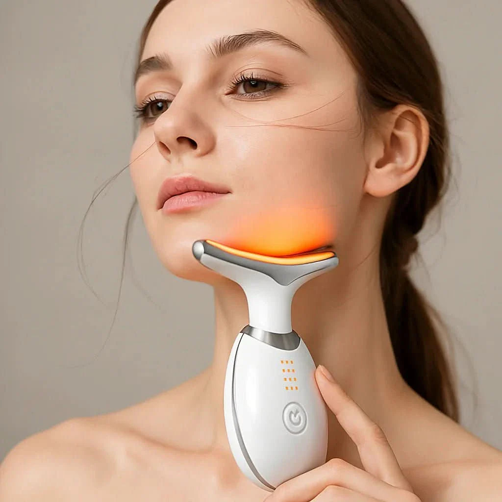 Massageador Facial para rosto e pescoço Efeito Lifting Anti-Rugas - LIFT SKIN™